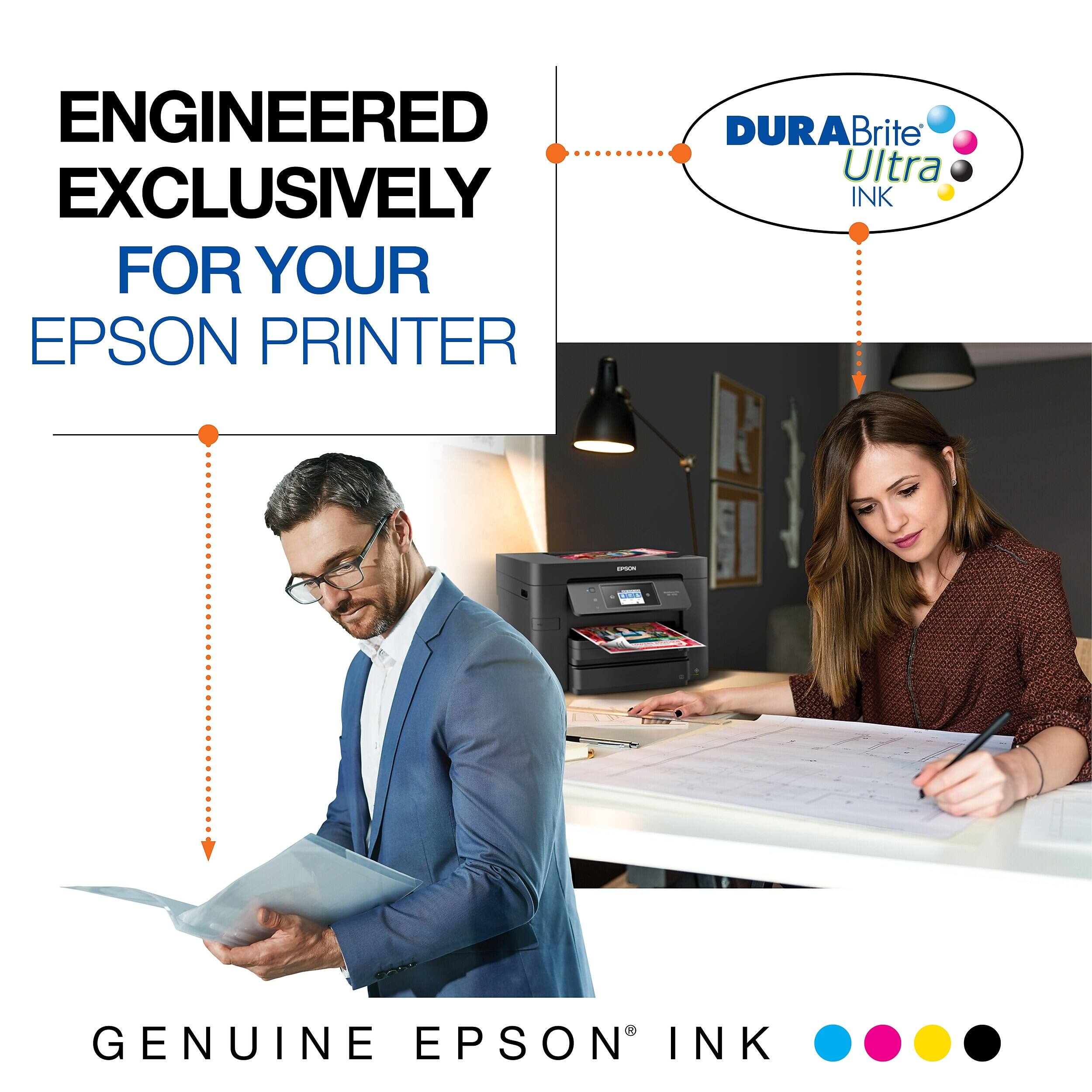 ENGINEERED EXCLUSIVELY FOR YOUR EPSON PRINTER  
DURABrite Ultra INK  
GENUINE EPSON INK