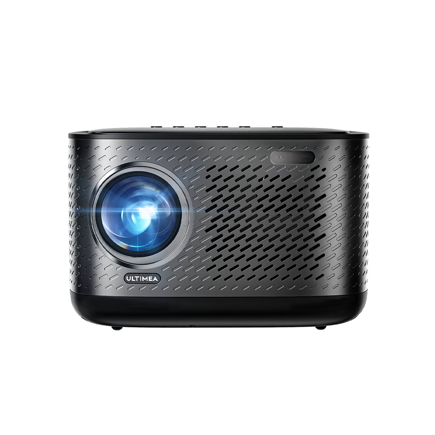 Left. Ultimea - ULTIMEA 1080P Projector, WiFi 6,Netflix-Certified,700 ANSI Lumens,Dolby Audio - Apollo P50 - Black.