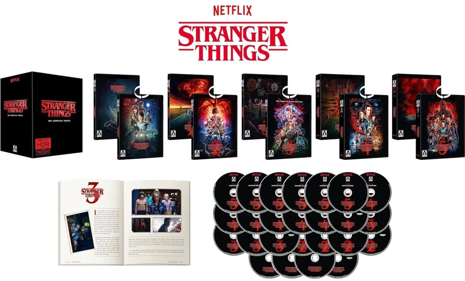 Alt View 1. Stranger Things: The Complete Series   - 4K Blu-Ray.