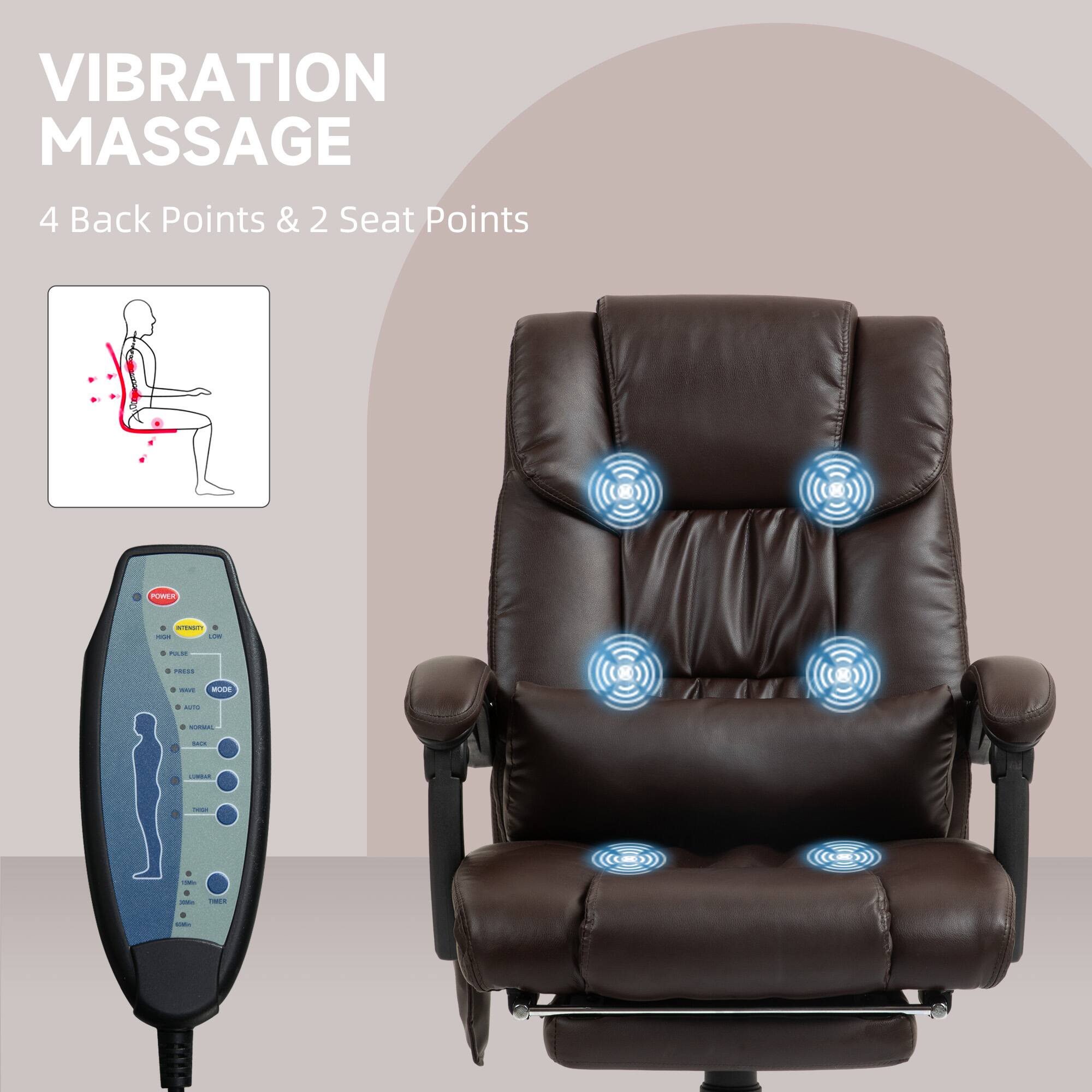 VIBRATION MASSAGE 4 Back Points & 2 Seat Points POWER