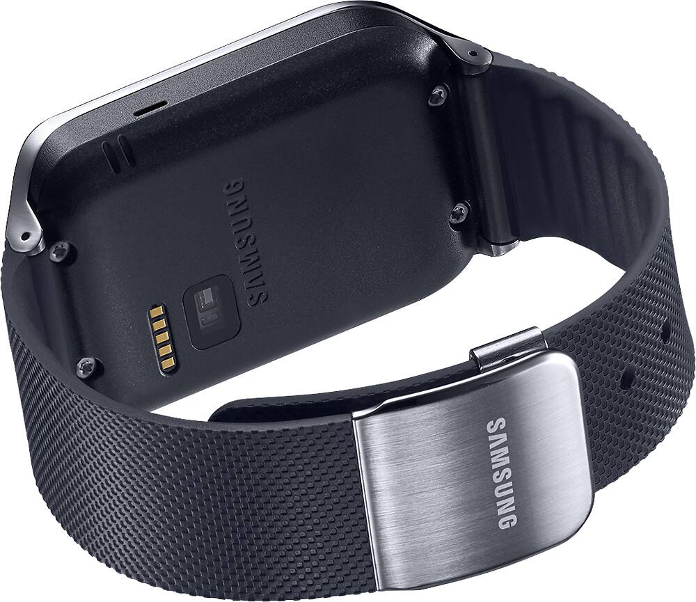 Alt View 3. Samsung - Geek Squad Certified Refurbished Gear 2 Smartwatch 58.4mm Metal - Silver/Black.