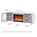 Alt View 27. Camden&Wells - Quincy Crystal Fireplace TV Stand for TVs up to 75" - White.