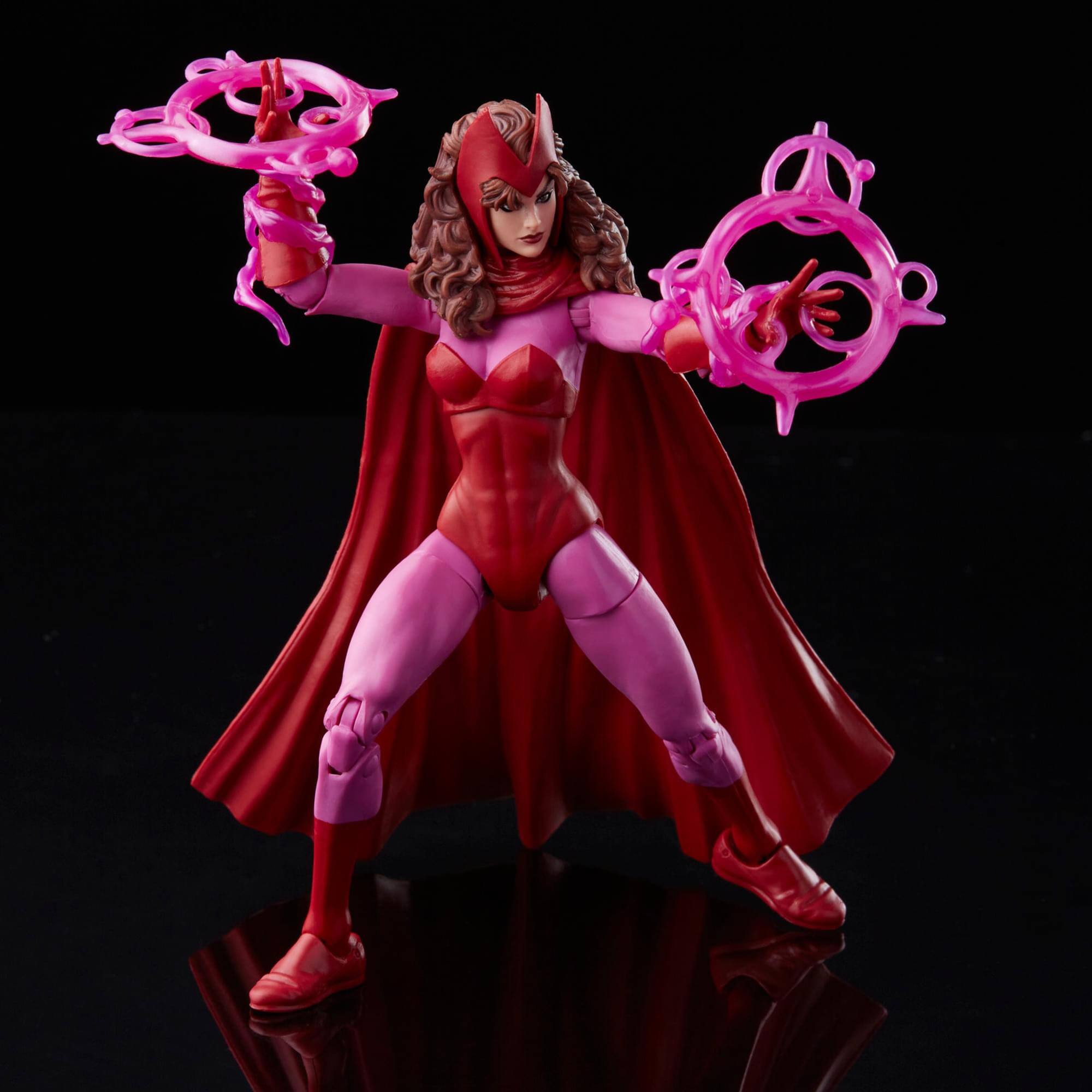 Alt View 4. Hasbro - Marvel Legends 6 Inch Scarlet Witch Action Figure - Red.
