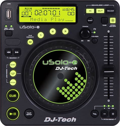 Front Standard. DJ-Tech - uSolo-E Digital Media Player.