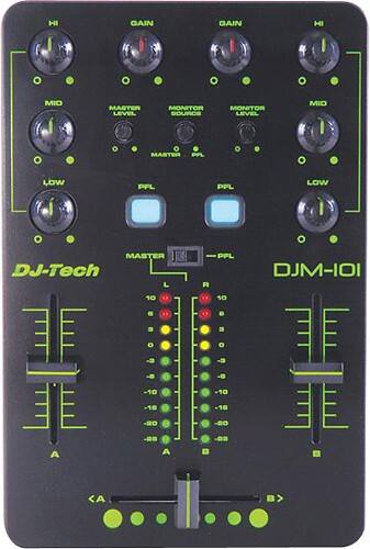 Front Standard. DJ-Tech - Mixer-Style Mini USB Controller.