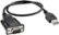 Front Zoom. Dynex™ - 16" USB PDA/Serial Adapter Cable - Black.