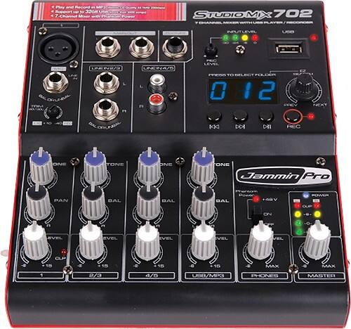 JAMMIN PRO hot STUDIOPACK702 Professional Recording USB Mix, Play & Record System -