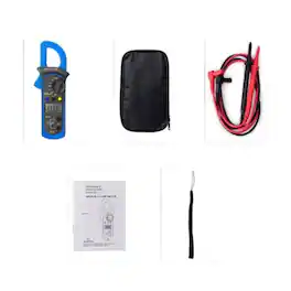 Home Collection - Blue Digital Multimeter Clamp Meter – Auto Range AC/DC Voltage, Current, Ohm & Continuity Tester with LCD Display