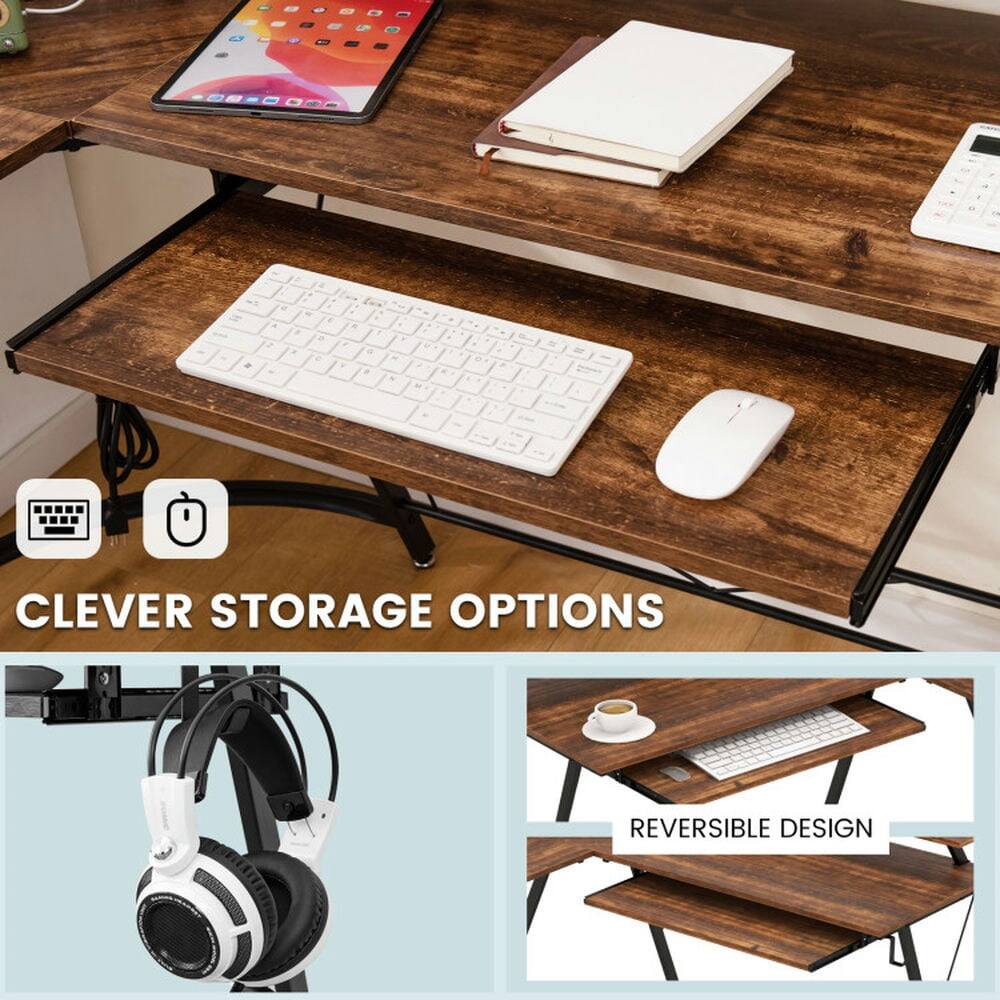 CLEVER STORAGE OPTIONS  
REVERSIBLE DESIGN