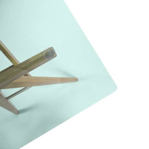 Alt View 5. GOODSILO - Large Modern Computer Desk | Conference Meeting Table | Home Office Business Furniture - Natural.