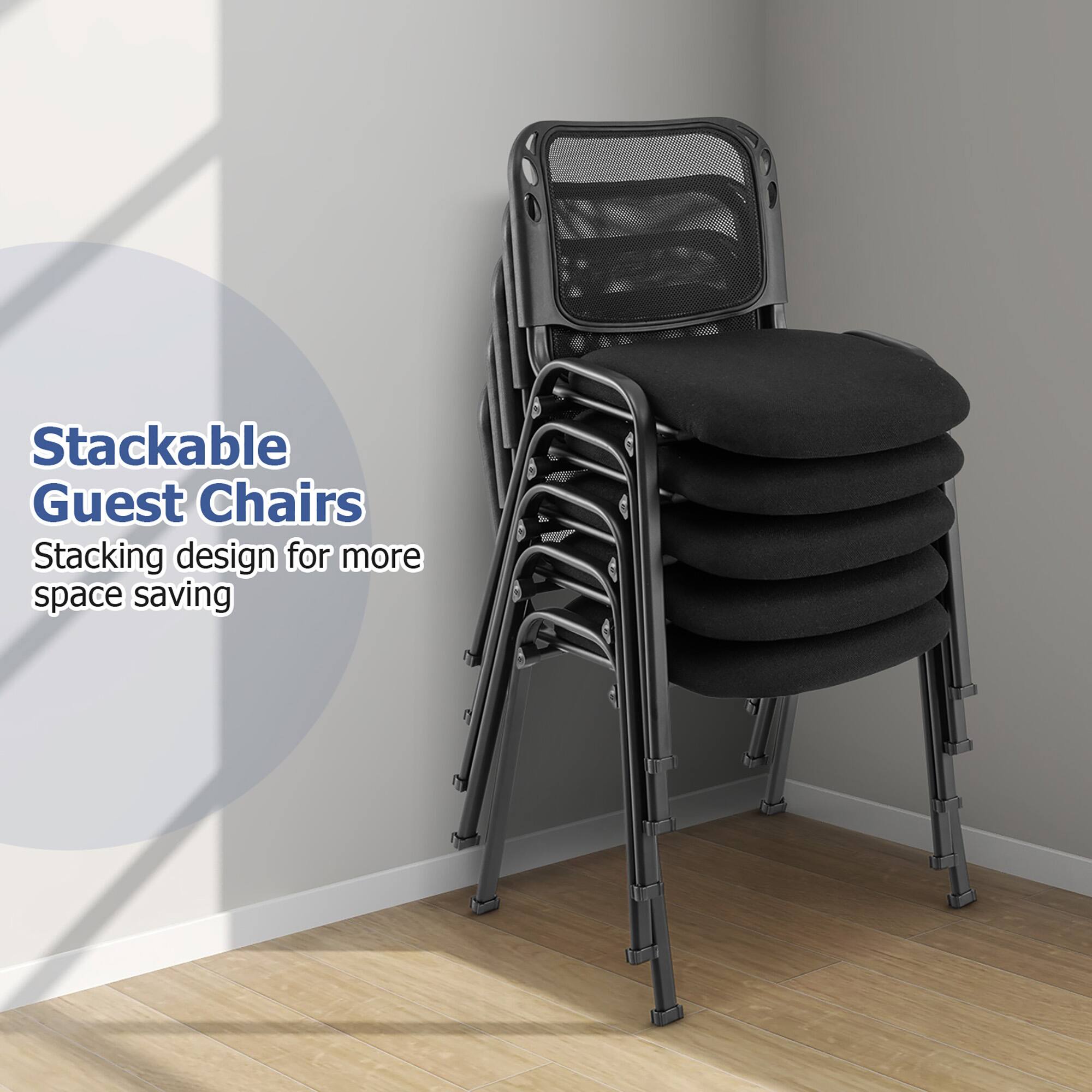Stackable Guest Chairs  
Stacking design for more space saving