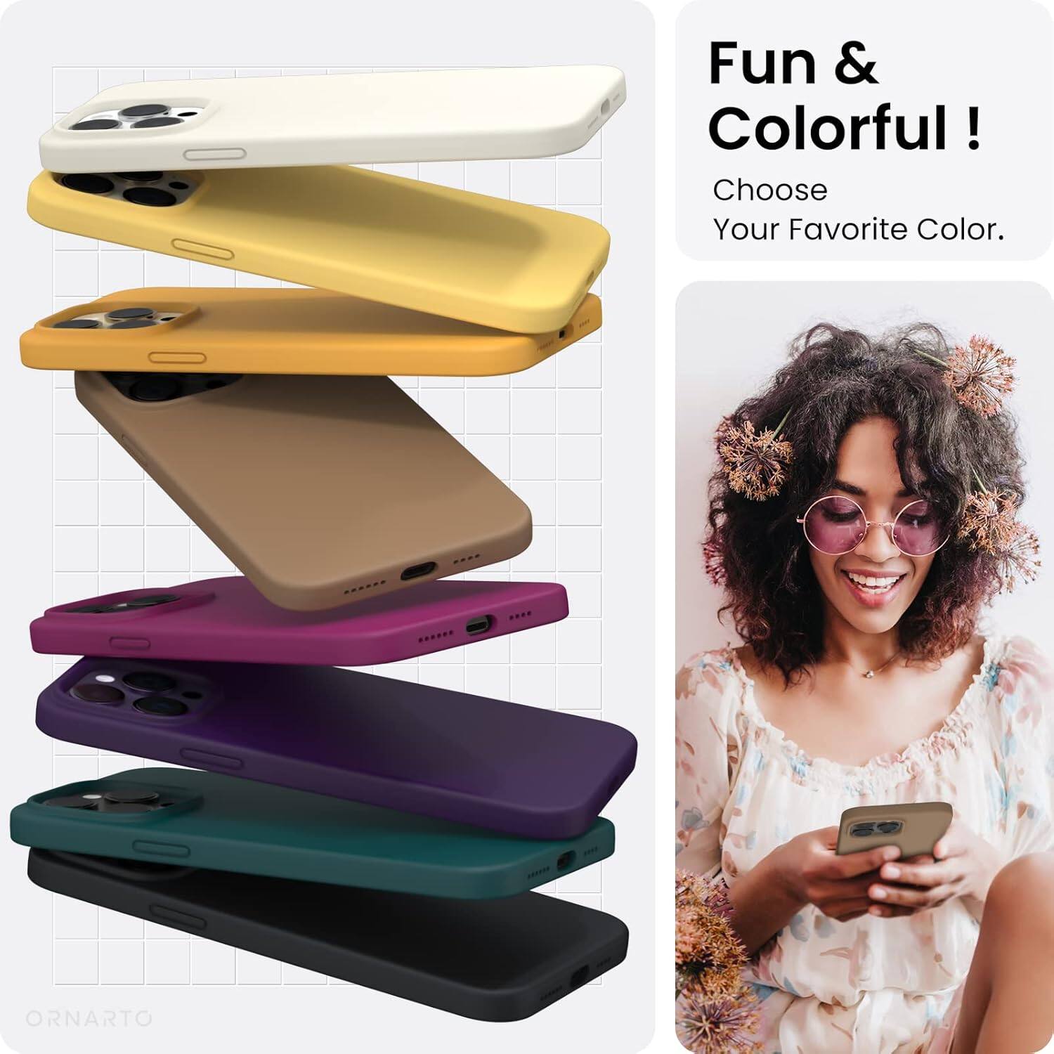 Fun & Colorful! Choose Your Favorite Color. ORNARTO