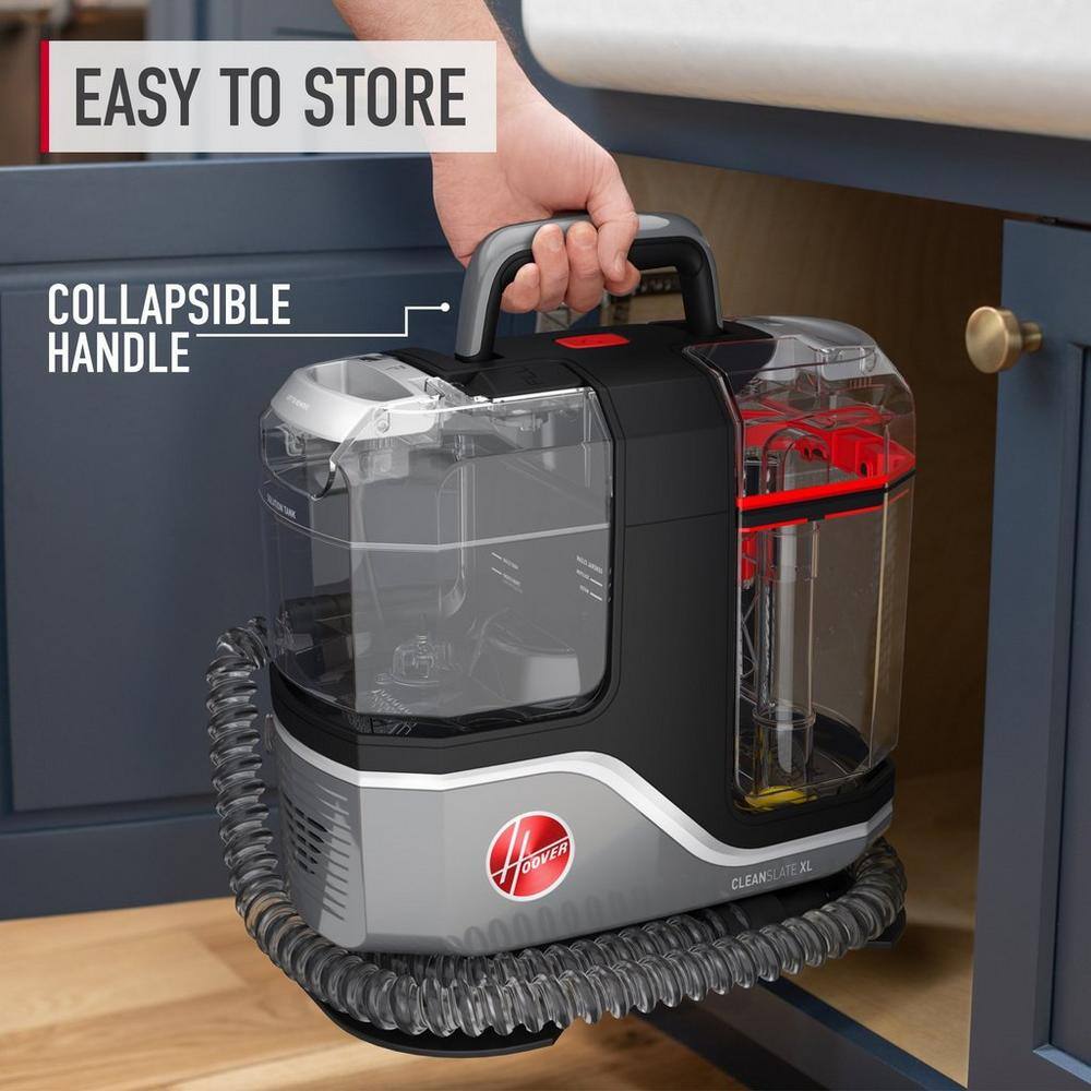 EASY TO STORE

COLLAPSIBLE HANDLE

HOOVER
CLEANSATE XL