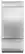 Front. KitchenAid - 20.9 Cu. Ft. Bottom-Freezer Built-In Refrigerator - Stainless Steel.