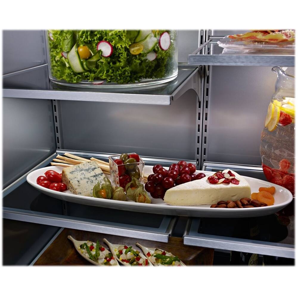 Alt View 14. KitchenAid - 20.9 Cu. Ft. Bottom-Freezer Built-In Refrigerator - Stainless Steel.