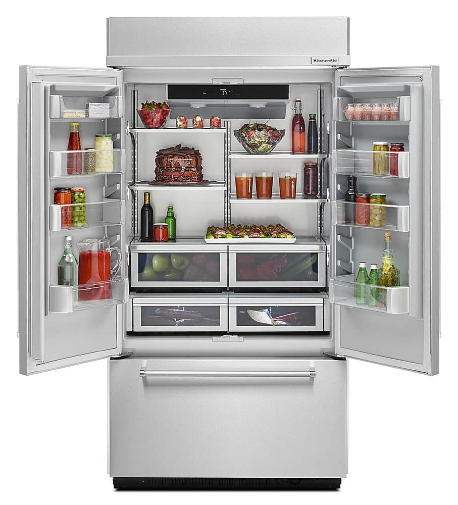 Customer Reviews KitchenAid 24 2 Cu Ft French Door Refrigerator With   7138105cv1d 