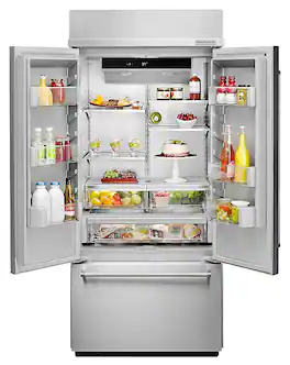 KitchenAid - 20.8 Cu. Ft. French Door Refrigerator with Preserva Food Care System - Stainless Steel