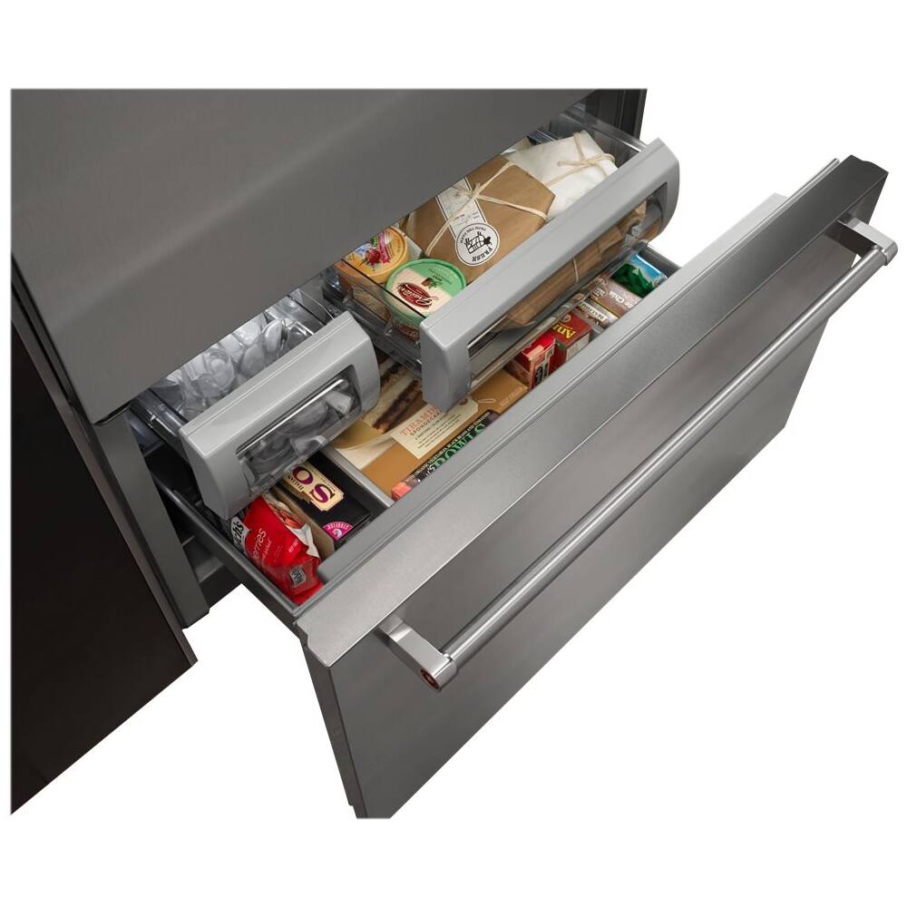 Alt View 11. KitchenAid - 20.9 Cu. Ft. Bottom-Freezer Refrigerator with Preserva Food Care System - Stainless Steel.