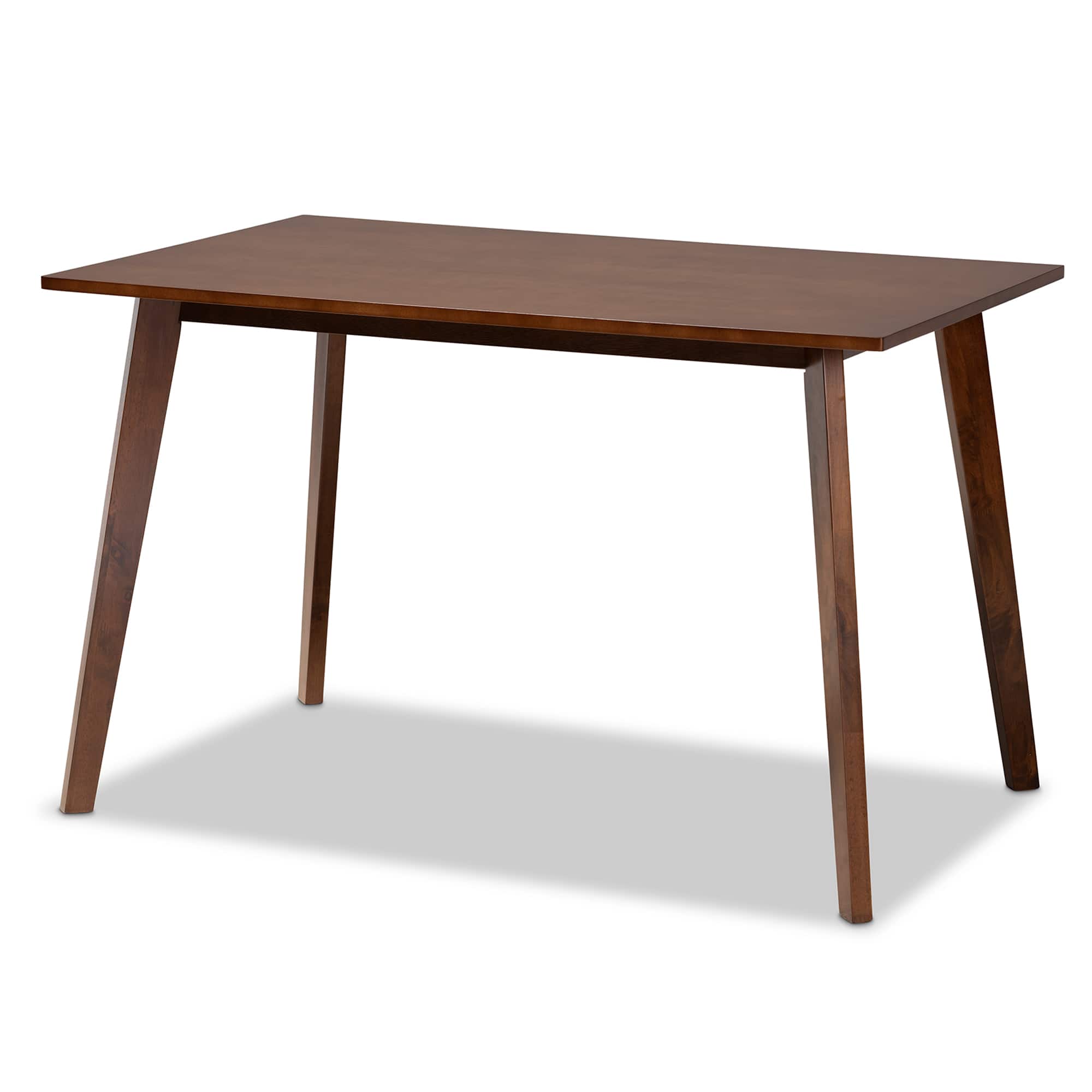 Baxton Studio - Britte Mid-Century Modern Transitional Finished Rectangular Wood Dining Table - Walnut price history on PriceWatchPro