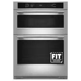 KitchenAid - 30" Built-In Electric Convection Combination Wall Oven with with No Preheat Air Fry Mode - Stainless Steel