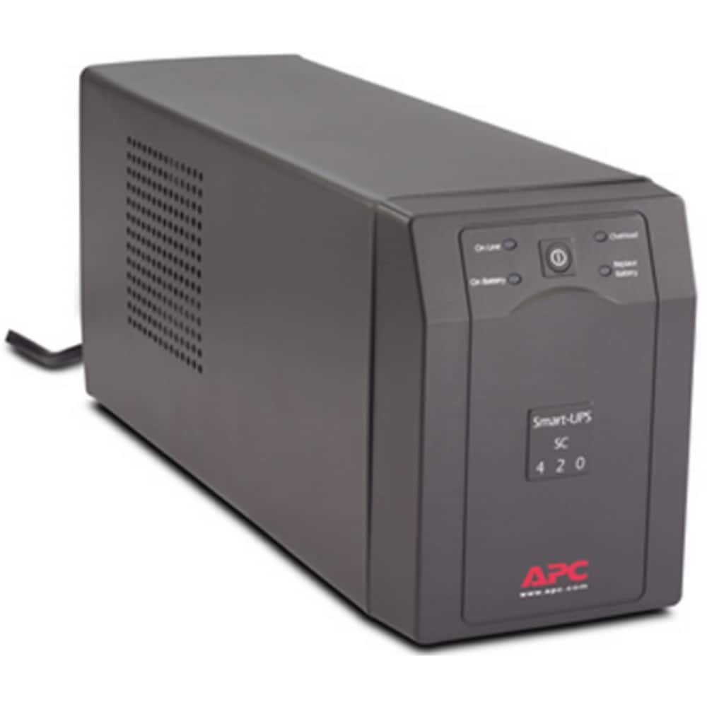 Best Buy: Apc Smart-ups Sc 420va Battery Back-up System Grey Sc420