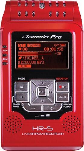 Front Standard. Jammin Pro - Digital Audio Recorder.