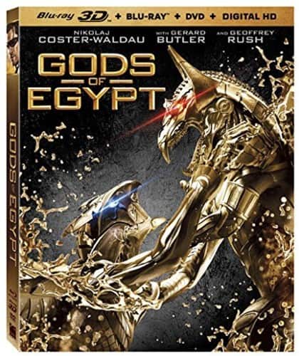 Front. Gods of Egypt   - BLU-RAY 3-D.