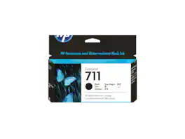 HP - 711 80-ml Black DesignJet Ink Cartridge, CZ133A