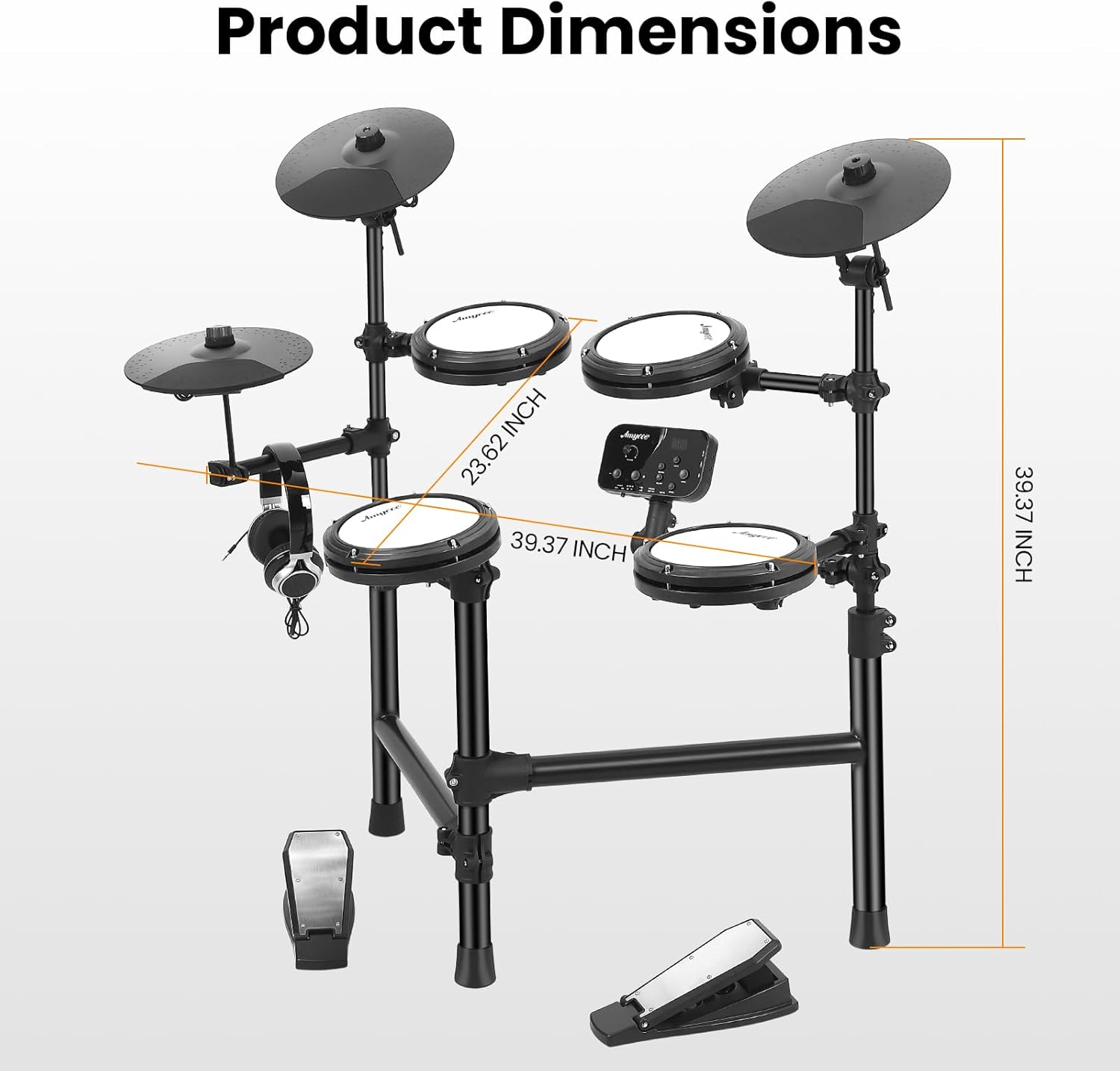 Product Dimensions

- 23.62 INCH
- 39.37 INCH
- 39.37 INCH
- 39.37 INCH