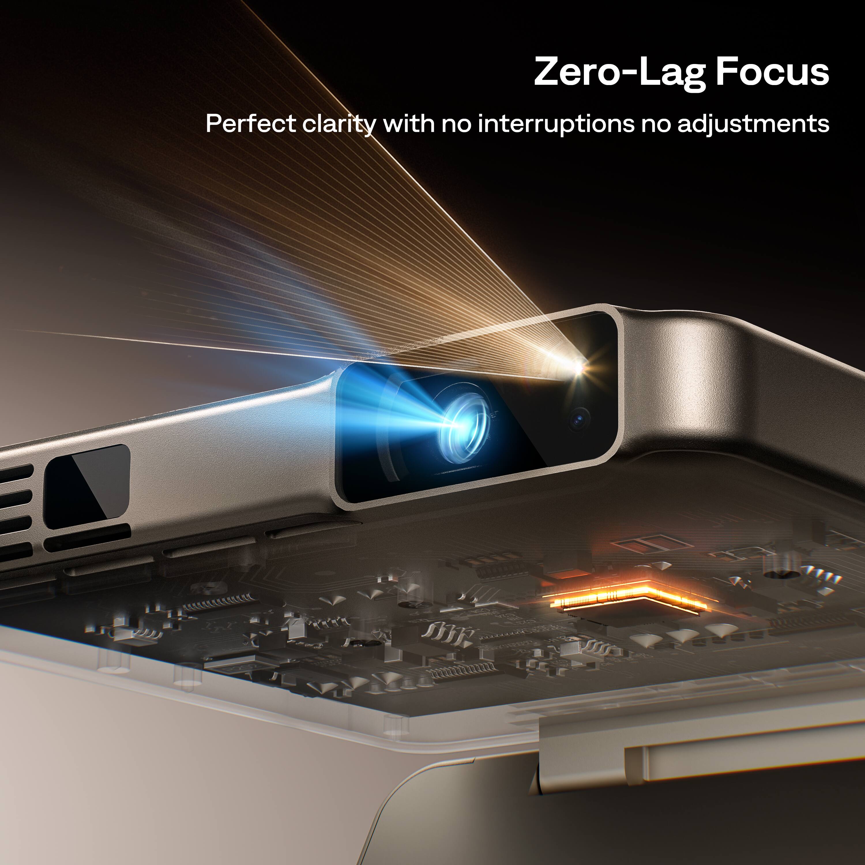 Zero-Lag Focus  
Perfect clarity with no interruptions, no adjustments