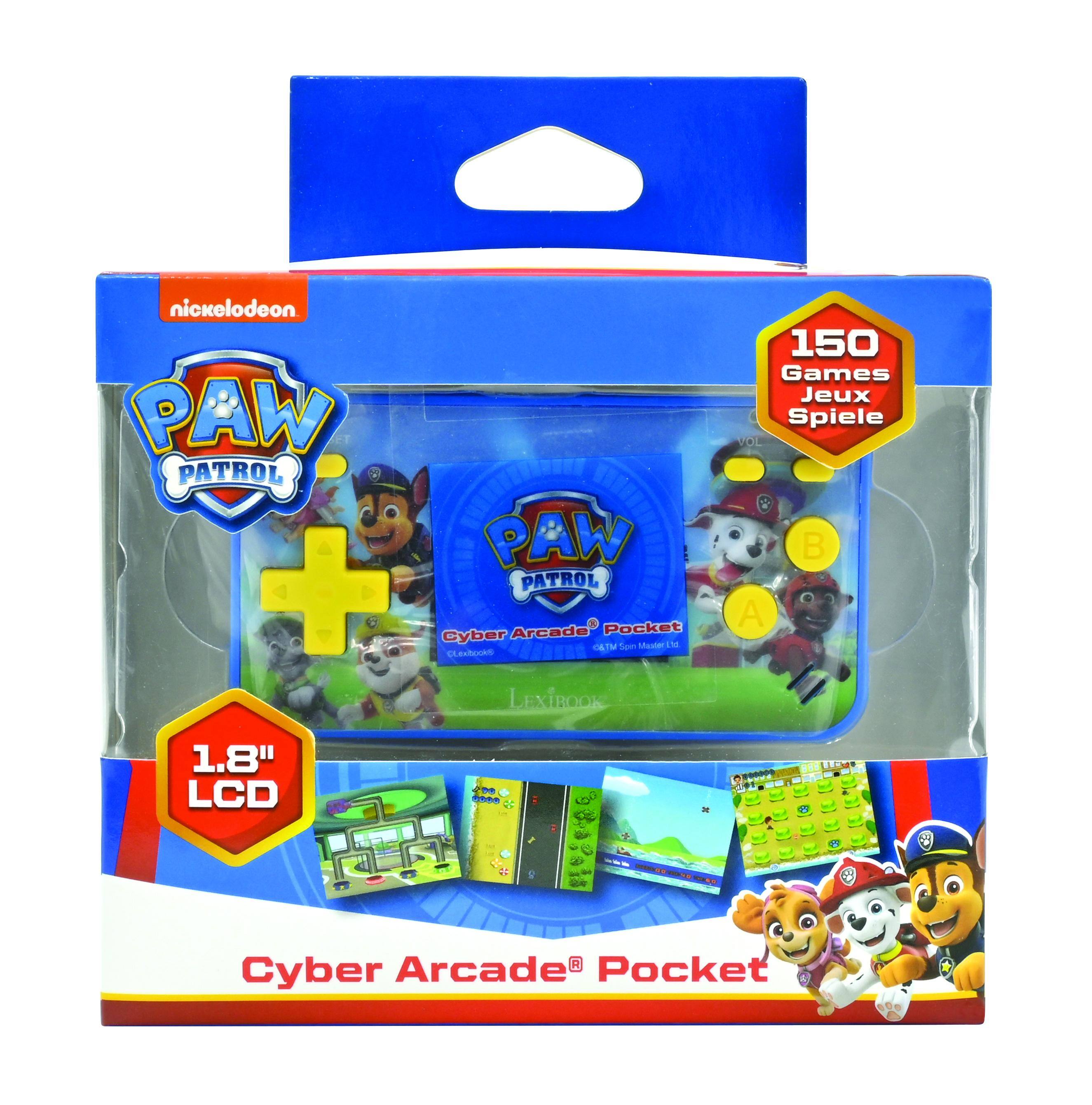 nickelodeon PAW PATROL  
PAW PATROL Arcade Pocket Cyber  
OETM - Spe Mester LE Md 150 Games Jeux Spiele  
GOL B A LEXIBOOK 1.8" LCD  
Cyber Arcade Pocket