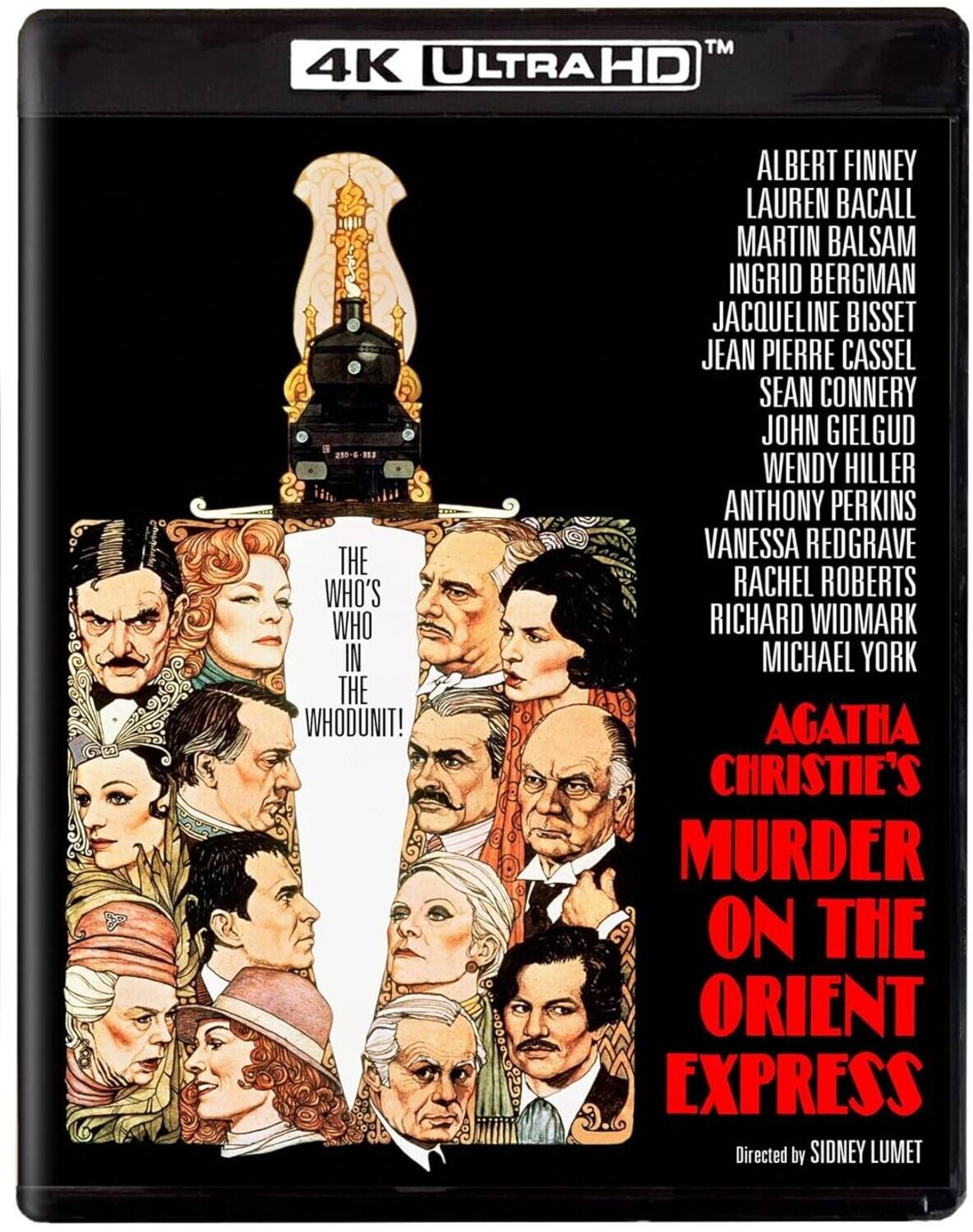 Front. Murder on the Orient Express   - 4K Blu-Ray.