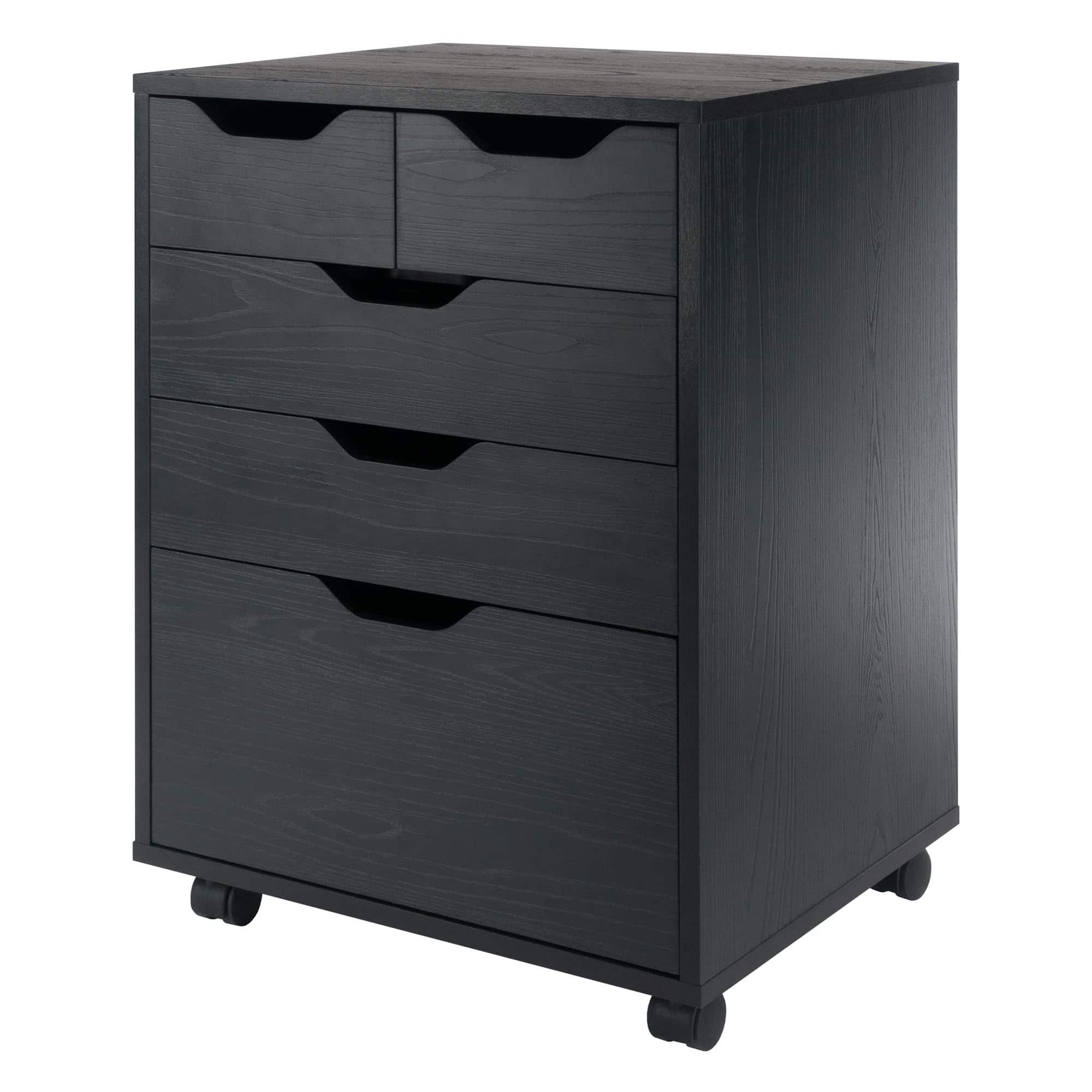 Earthley Blooms - Halifax Bins Drawers Mobile Cabinet Home Office FabricCabinet with diverse storage handles