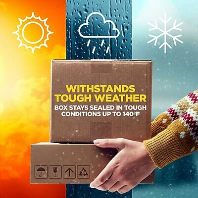 WITHSTANDS TOUGH WEATHER  
BOX STAYS SEALED IN TOUGH CONDITIONS UP TO 140°F