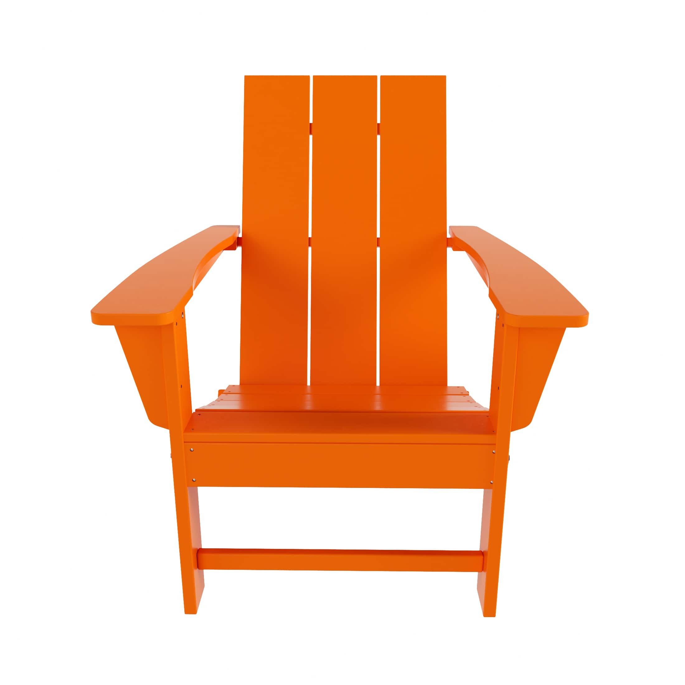 WestinTrends - Ashore Outdoor HDPE Modern Folding Adirondack Chair - Orange price history on PriceWatchPro