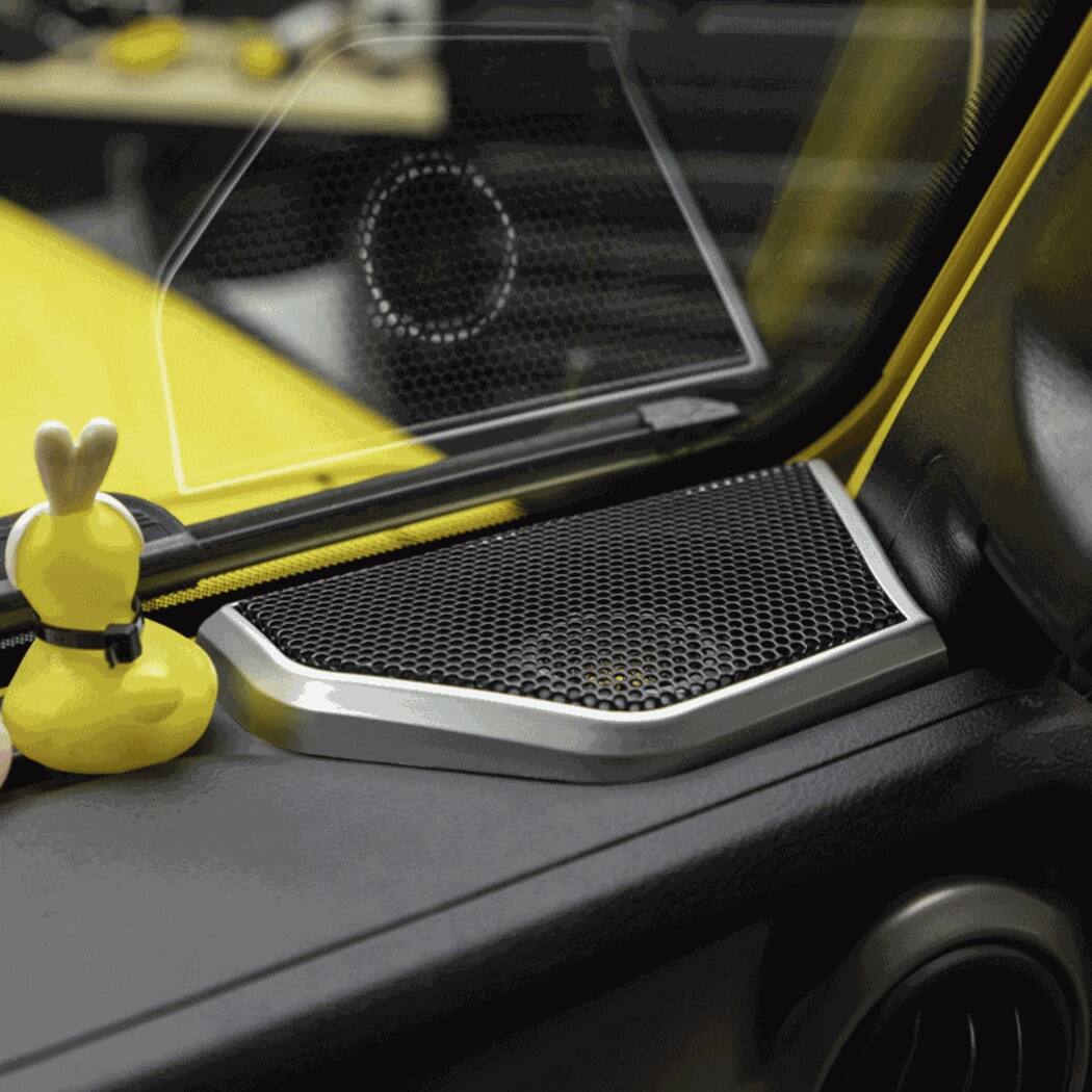 Alt View 13. Metra - Dashboard Speaker Grilles for Select Jeep Wrangler JL and Gladiator JT (2-Pack) - Black.