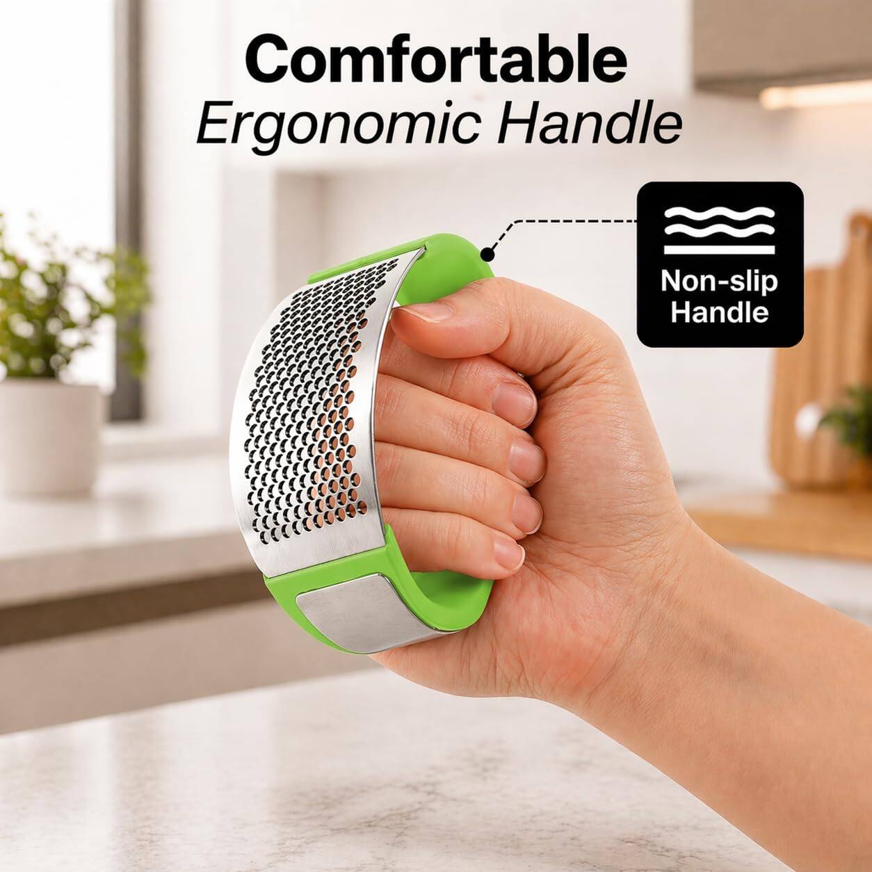 Comfortable Ergonomic Handle  
Non-slip Handle