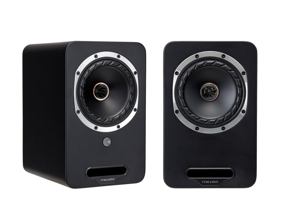 FYNE Audio - Cubitt 5 240W Active Bookshelf Speakers with Bluetooth - Arctic White