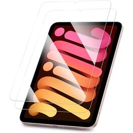 Kitcheniva - Tempered Glass Screen Protector for iPad Mini 7 A17 Pro 2024/iPad Mini 6 2 Pack - Clear
