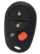 Left. Car Keys Express - Toyota Keyless Entry Remote - 4 Buttons (Lock, Unlock, Power Door, and Panic) - Black.