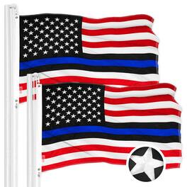 G128 - Lives Matter Flag 3x5 Ft 2-Pack Embroidered Polyester - Assorted Colors