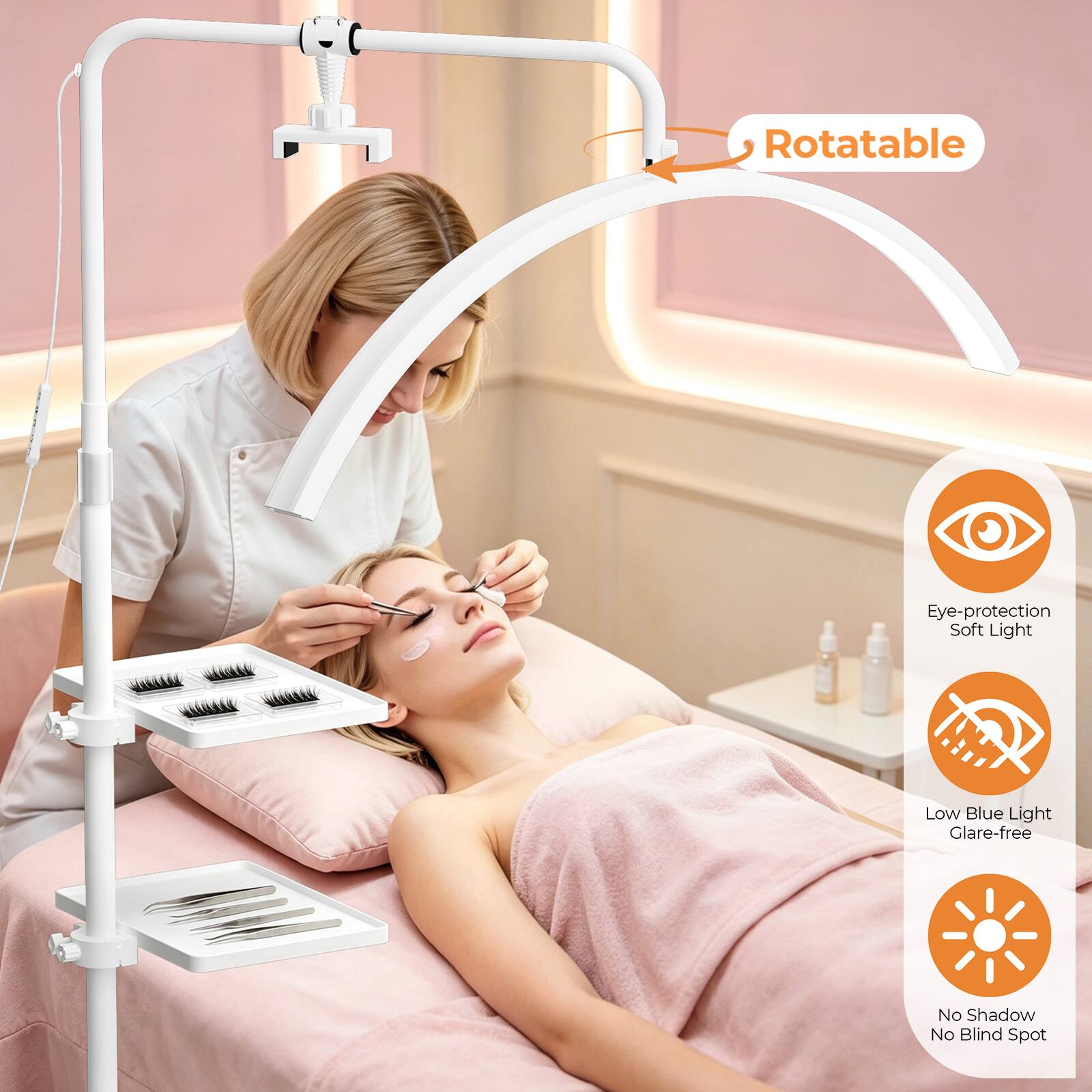 Rotatable

Eye-protection Soft Light

Low Blue Light Glare-free

No Shadow No Blind Spot