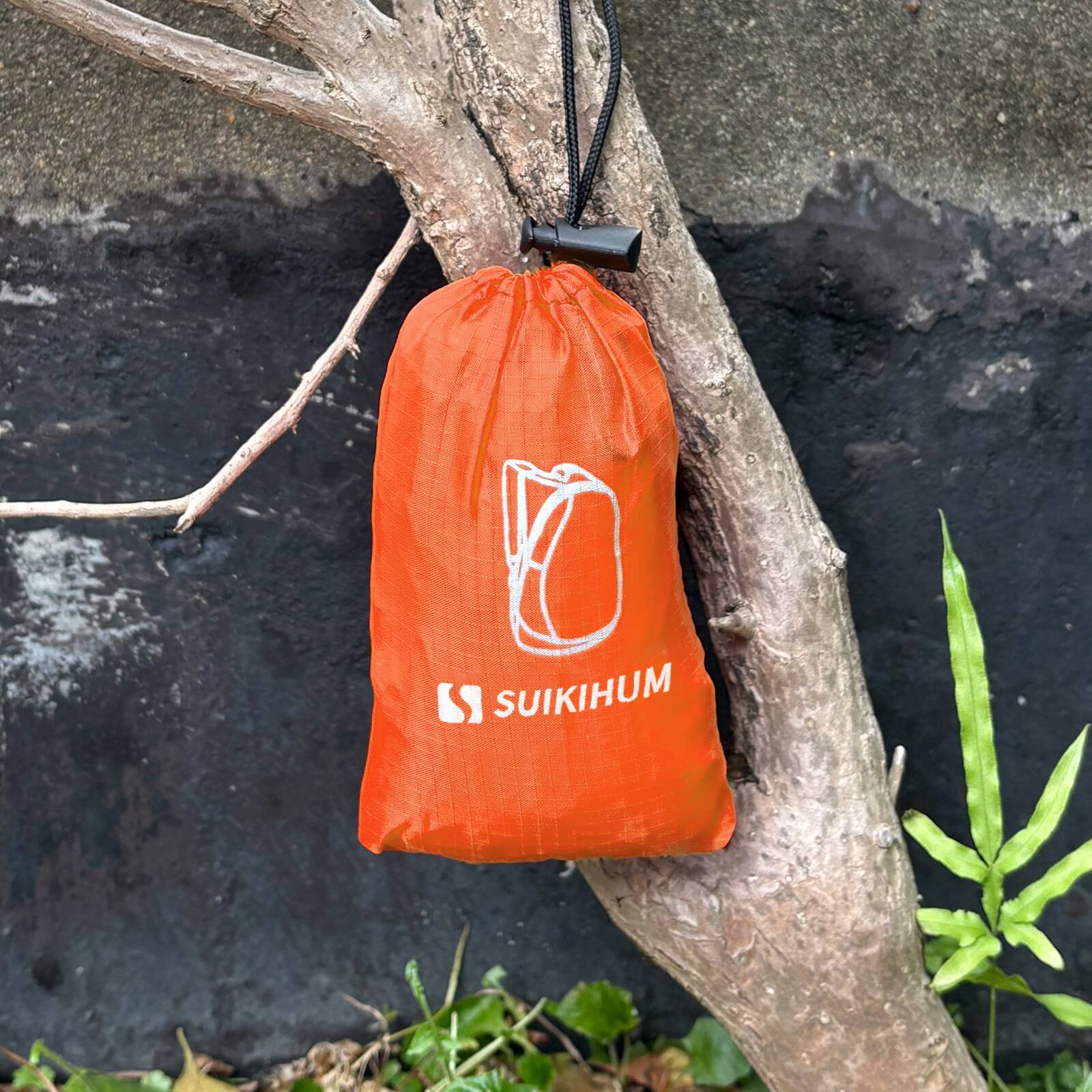 Alt View 5. Unique Bargains - 20L Ultra Hiking-Daypack Lightweight Foldable Travel Packable Backpack for Camping Cycling Outdoor - Orange.