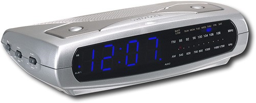 Dual Alarms Emerson CD Stereo Clock Radio CKD9909 Independent 