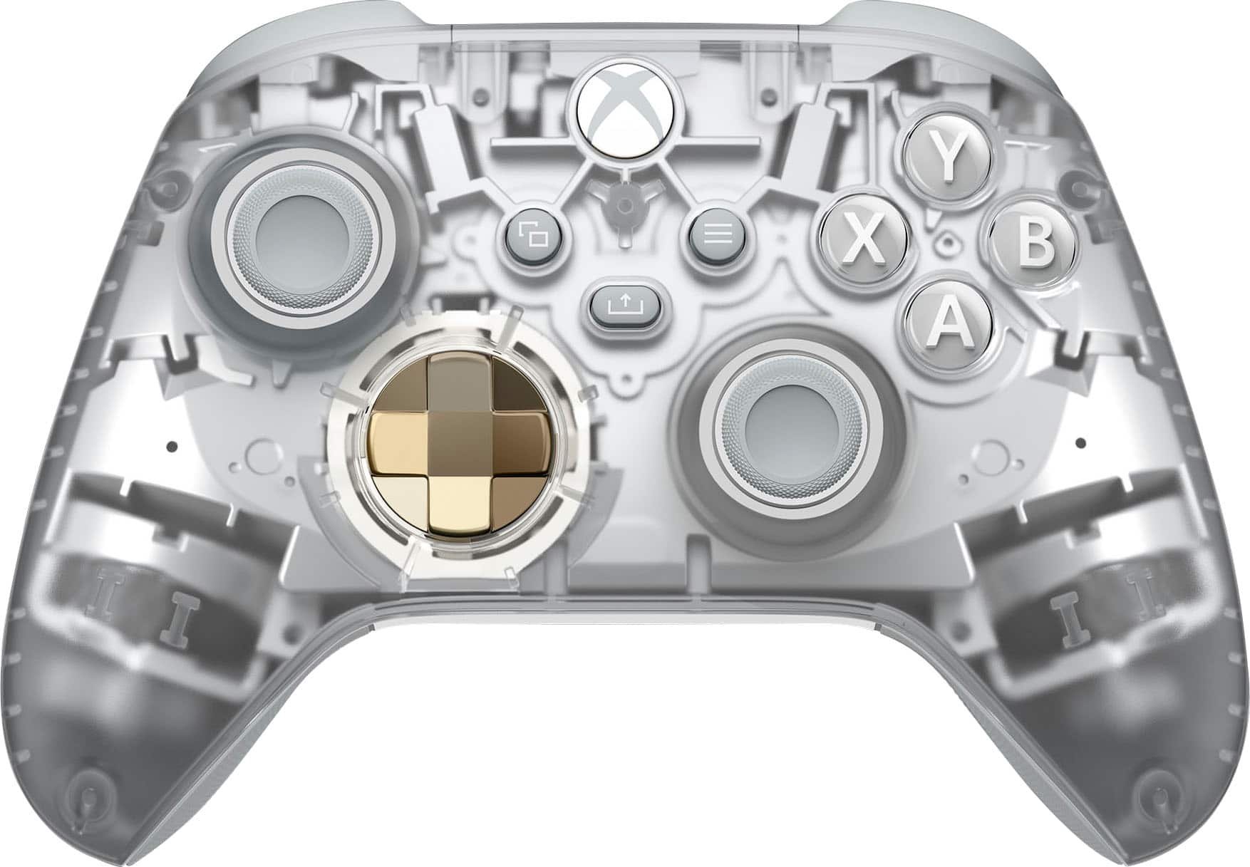 Microsoft - Xbox Wireless Controller for Xbox Series X, Xbox Series S, Xbox One, PCs, and Cloud-Enabled Devices - Ghost Cipher Special Edition - Front_Zoom