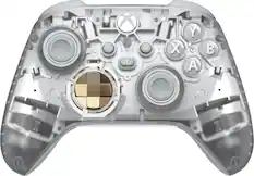 Front. Microsoft - Xbox Wireless Controller for Xbox Series X, Xbox Series S, Xbox One, PCs, and Cloud-Enabled Devices - Ghost Cipher Special Edition.