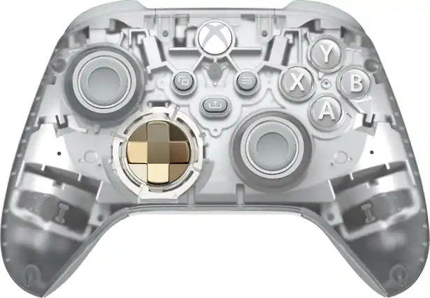 Front. Microsoft - Xbox Wireless Controller for Xbox Series X, Xbox Series S, Xbox One, PCs, and Cloud-Enabled Devices - Ghost Cipher Special Edition.