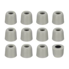 Unique Bargains - Memory Foam Earbud Tips (4.9mm/0.19"), 12pcs/6Pairs - Medium, Noise Isolation, Comfort & Secure Fit for Earphones - Gray