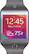 Front. Samsung - Geek Squad Certified Refurbished Gear 2 Neo Smartwatch 58.4mm Plastic - Mocha Gray Rubber.