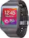 Left. Samsung - Geek Squad Certified Refurbished Gear 2 Neo Smartwatch 58.4mm Plastic - Mocha Gray Rubber.